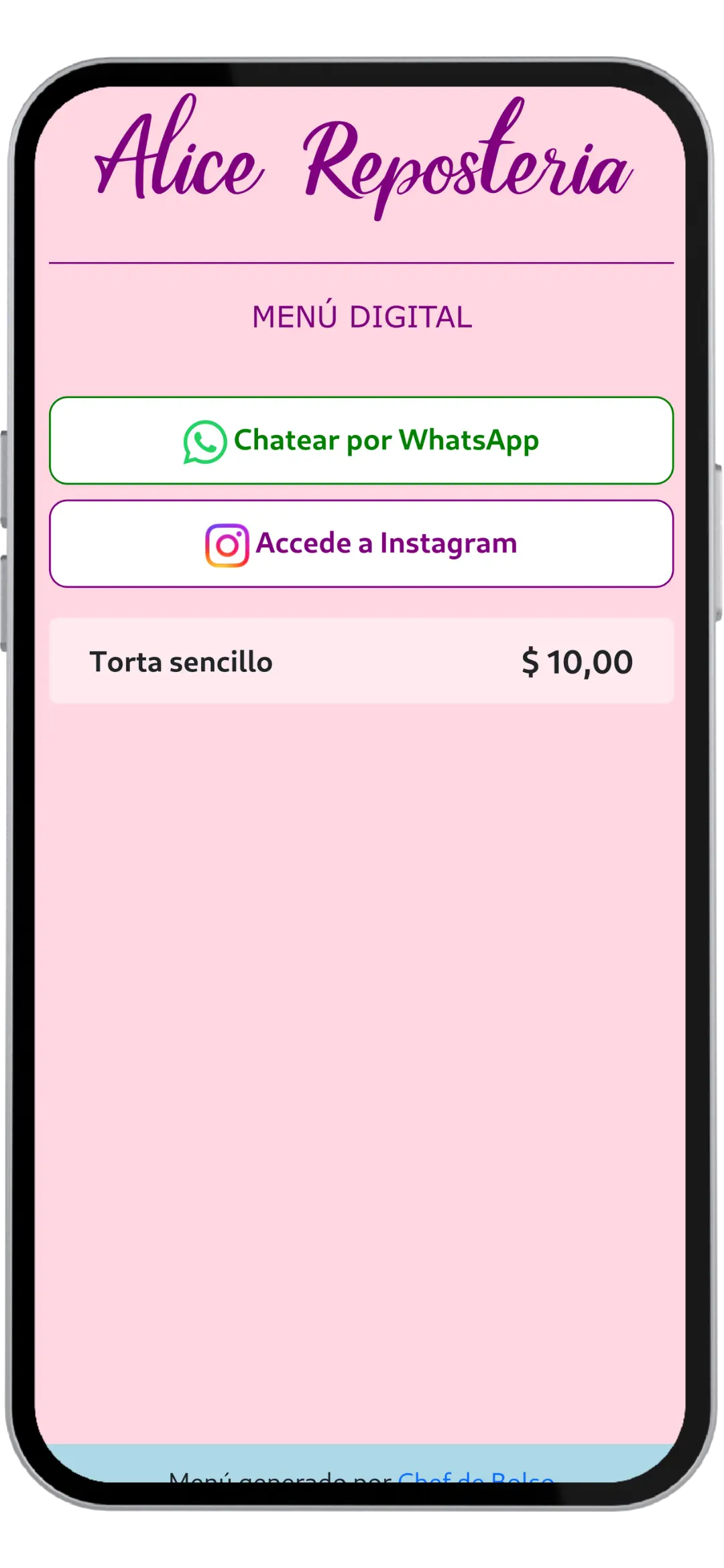 Cardápio Digital